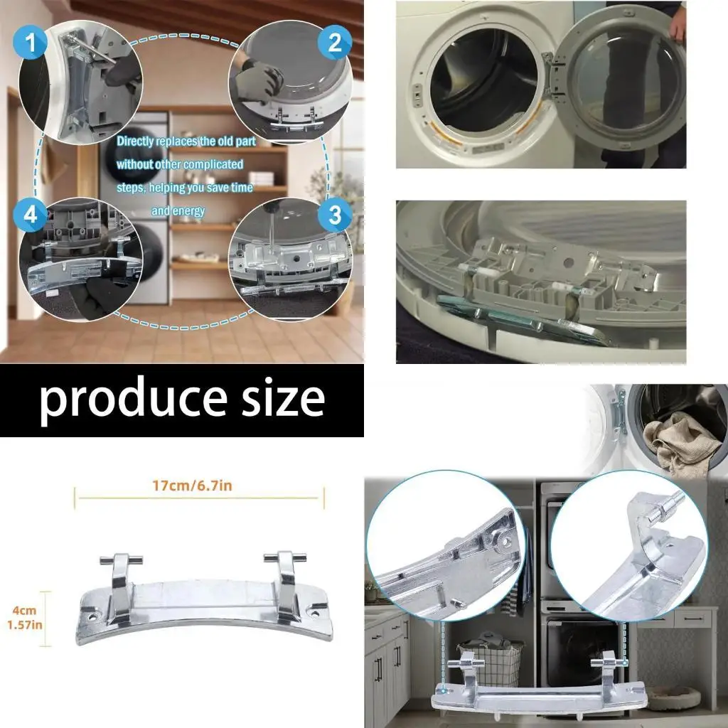 

Запасная часть D0AB, дверная петля для сушилки, металлическая конструкция, подходящая для долговечности
