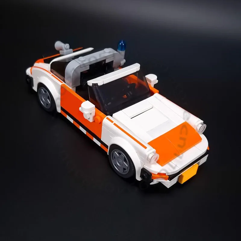 311 PCS Speed King 911 Targa SC Rijkspolitie MOC Customize Modular Building Block Kids Popular Brick DIY Assembly Toy Gift