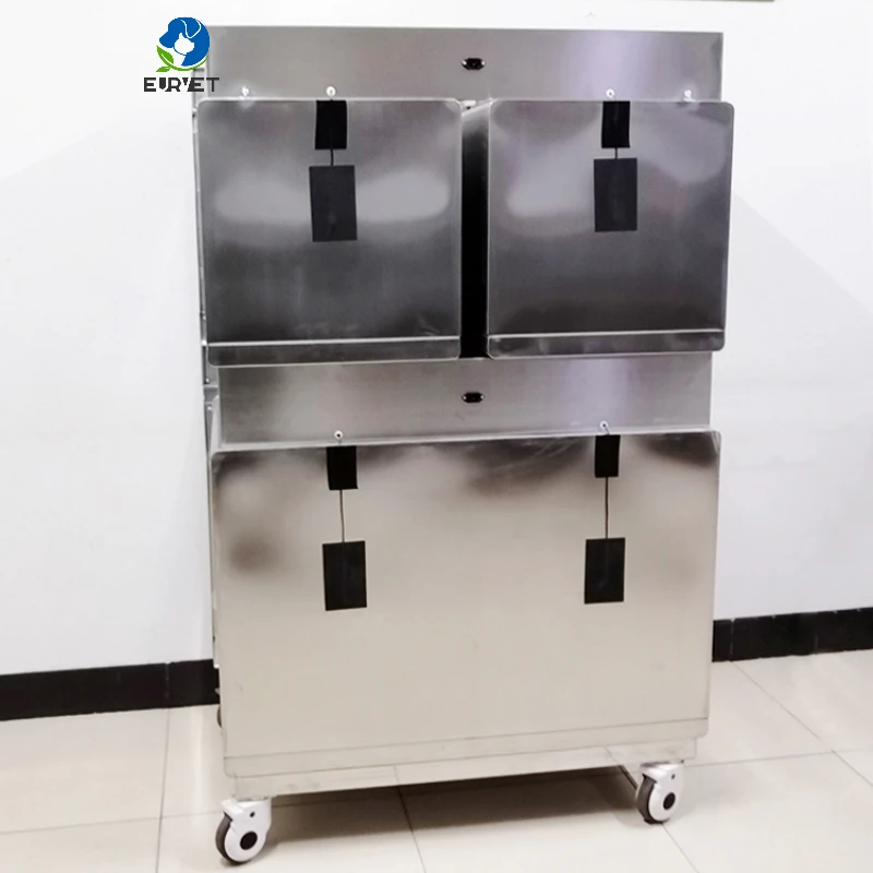 EURVET Customized Stainless Steel Pet Cage Veterinary Cage Pet Equipment For Hospital