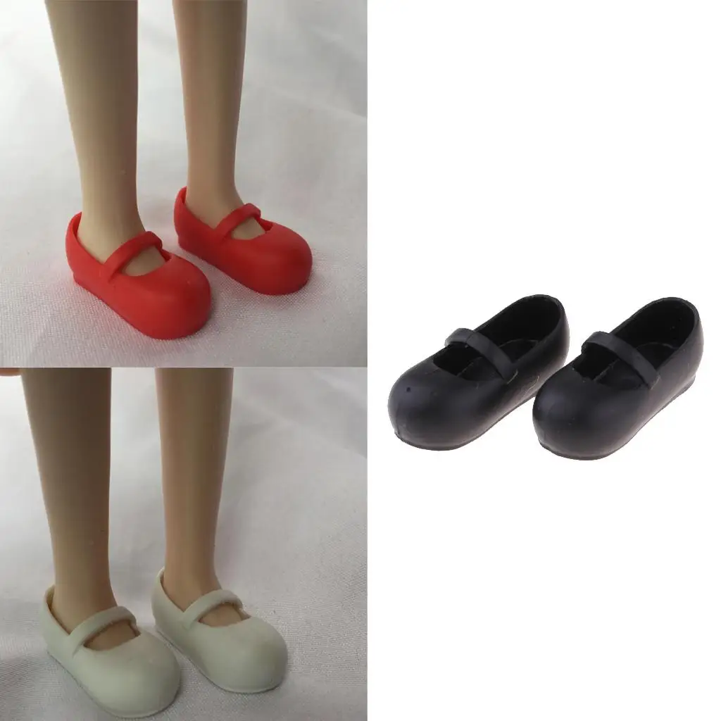 Lovely 1/6 BJD Shoes Belt Ballet Shoes Flats for Blythe Clothing Accessory