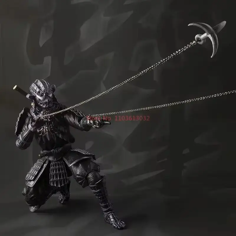 Marvel Figure Samurai Series Statue Ironman Deadpool Figures Movable Joints Collectible Model Toy Desktop Kid Xmas Birthday Gift