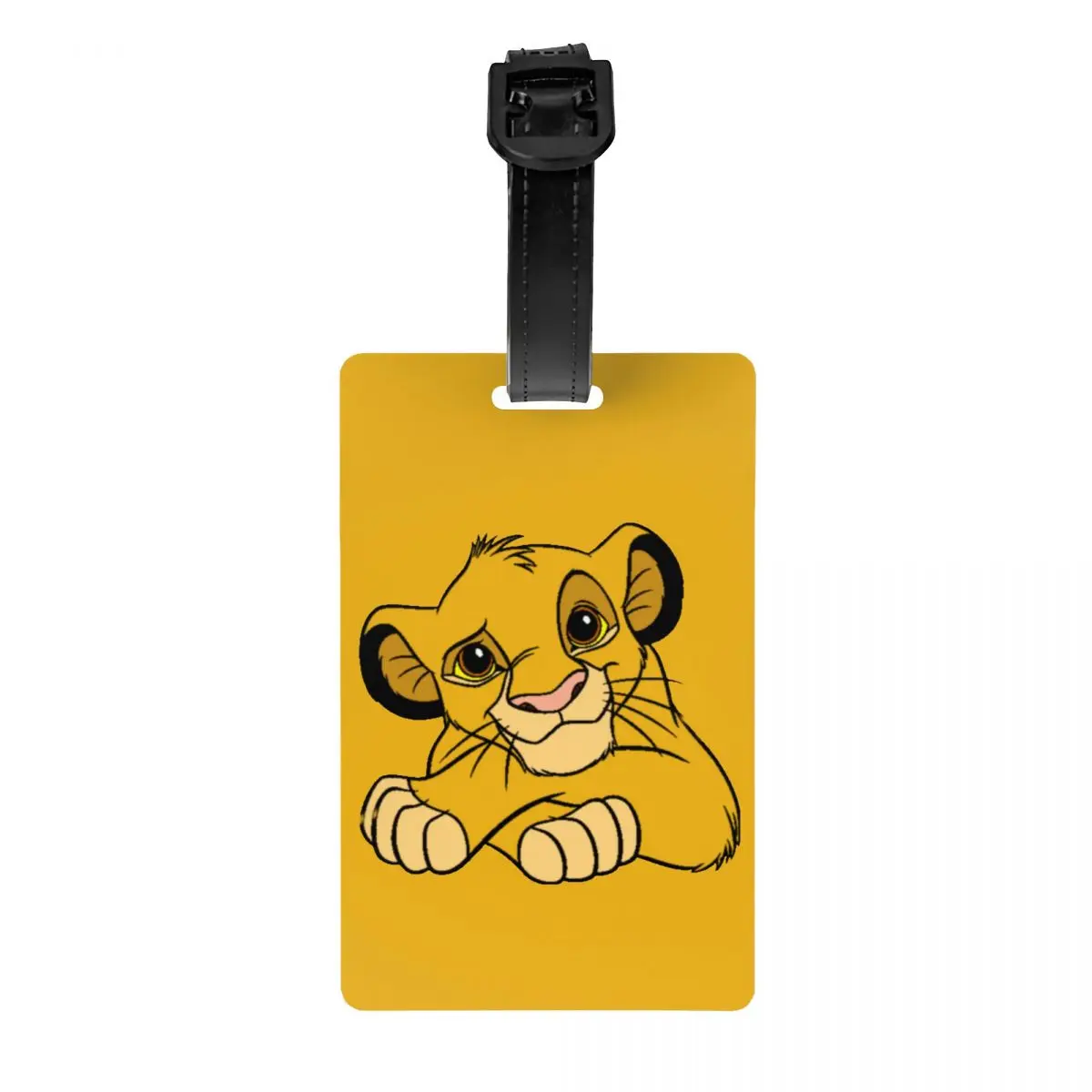 De Leeuw Koning Simba Anime Bagagelabel Met Naamkaart Cartoon Privacy Cover Id Label Voor Reistas Koffer