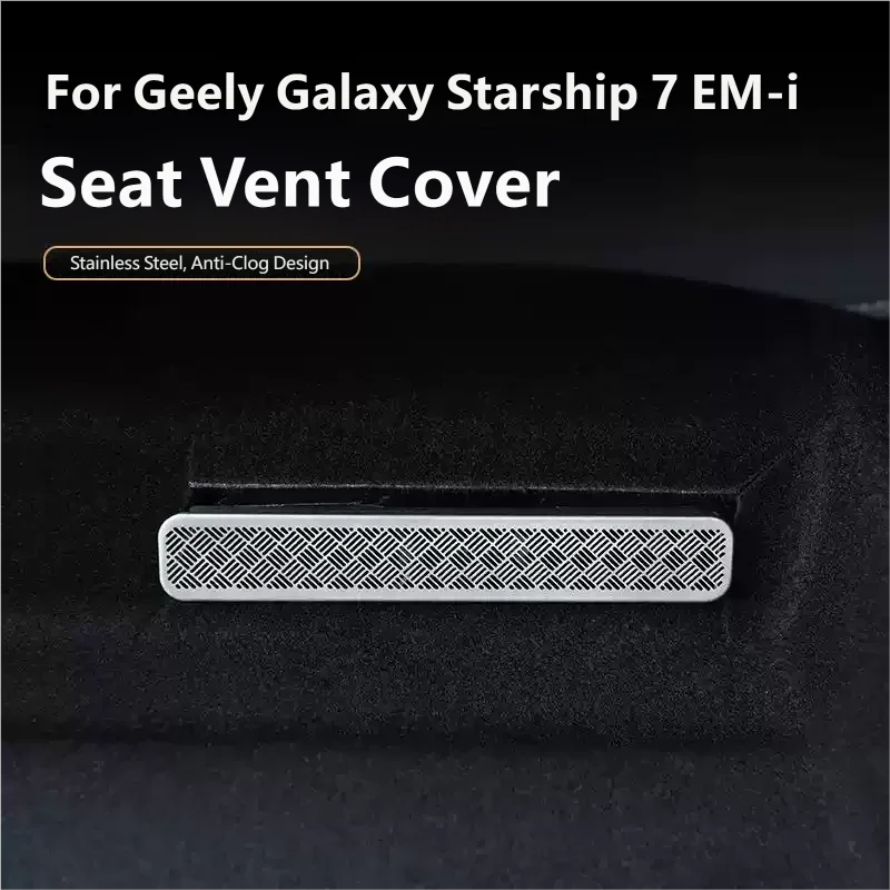 For Geely Galaxy Starship 7 EM-i Geely EX5 EM-i 2025 2026 Car Seat Floor Air Outlet Protective Cover Seat Bottom Anti-Blocking