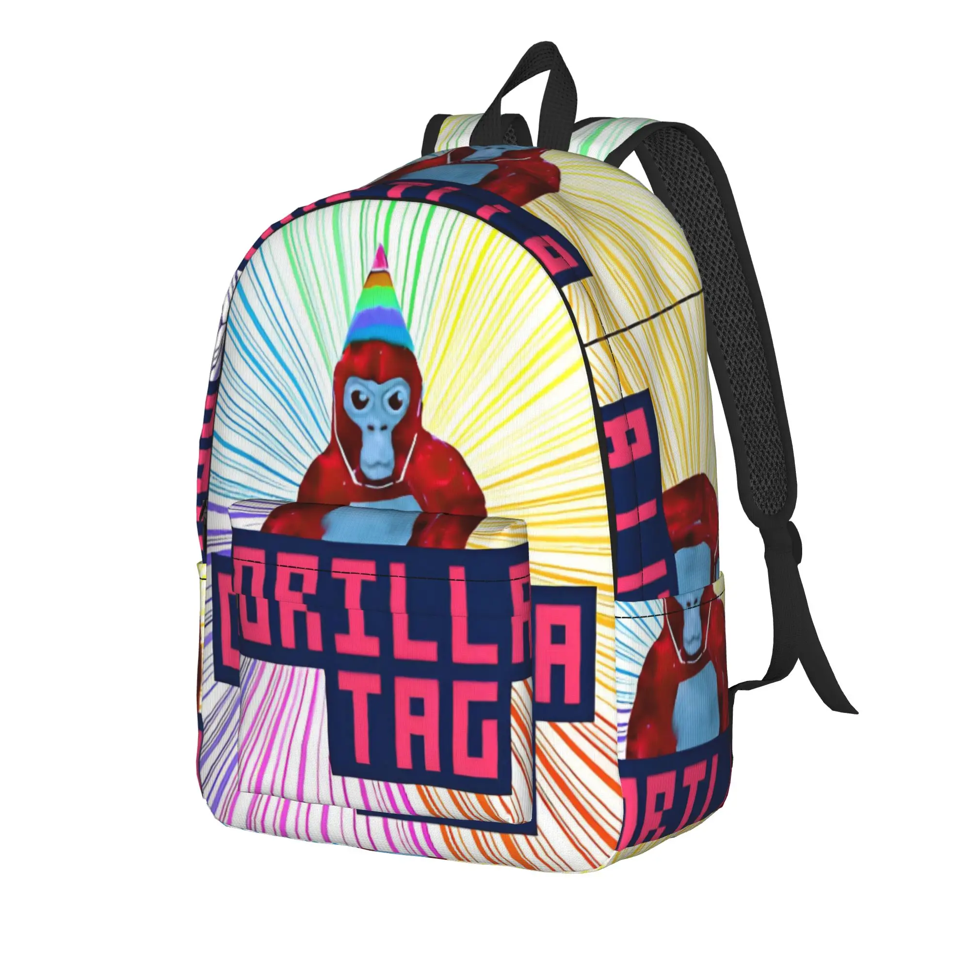 G-Gorilla Tags Games Backpack for Men Women Teenage Student Work Daypack  College Shoulder Bag Outdoor