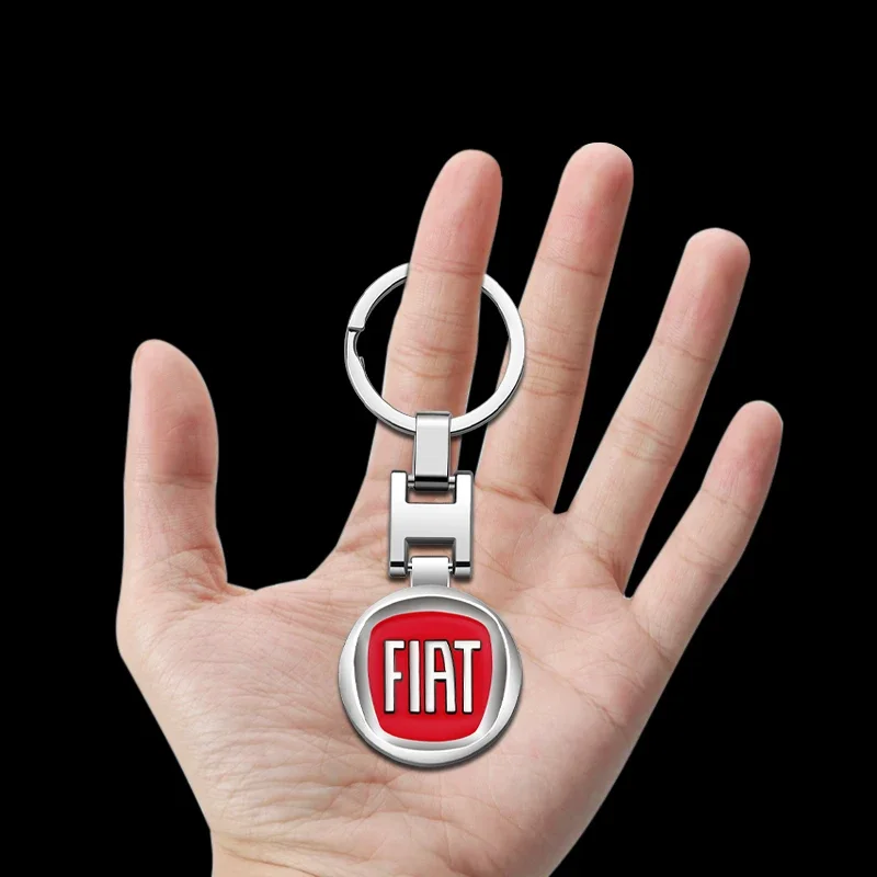 سلسلة مفاتيح معدنية كيرينغ سيارة أبارث شعار المفاتيح لشركة فيات أبارث 124 سبايدر 500 595 695 C الباندا برافو بونتو اكسسوارات السيارات #3