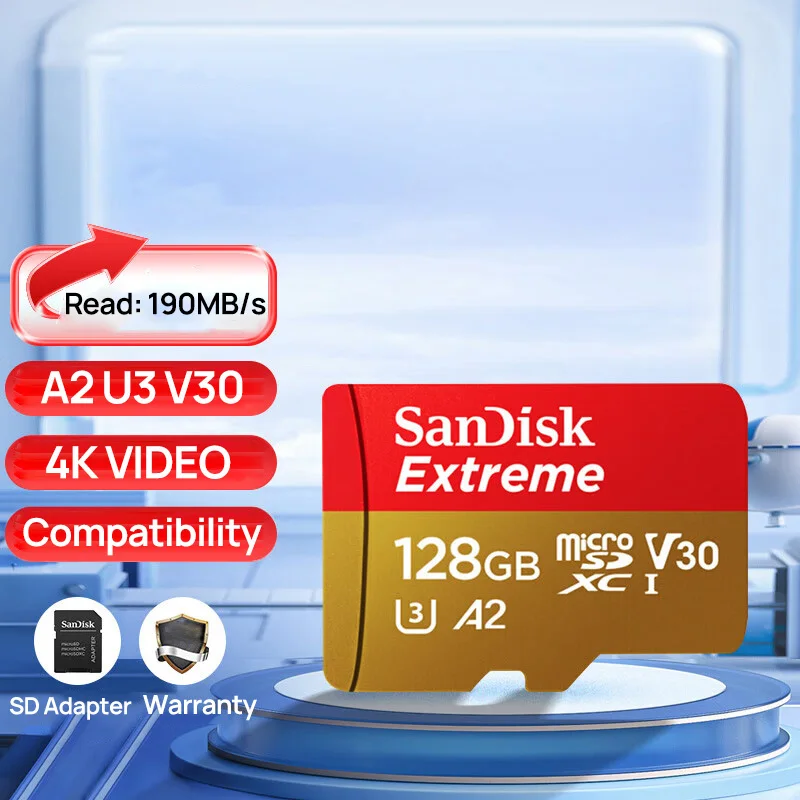 サンディスク-エクストリーム-マイクロsdカード-メモリーカード-128gb-64gb-256gb-512gb-1tb-sdxc-v30-a2-u3-4k-tf-カメラ-steam-deck-switch-rog-ally対応