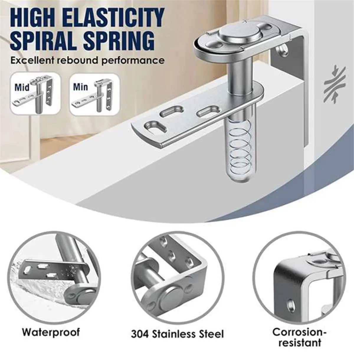 【UPGRADED VERSION】2 Pcs Cafe Door Hinges Swinging Door Hardware Saloon Door Hinges for Swinging Door Hinges Hardware for Swingin