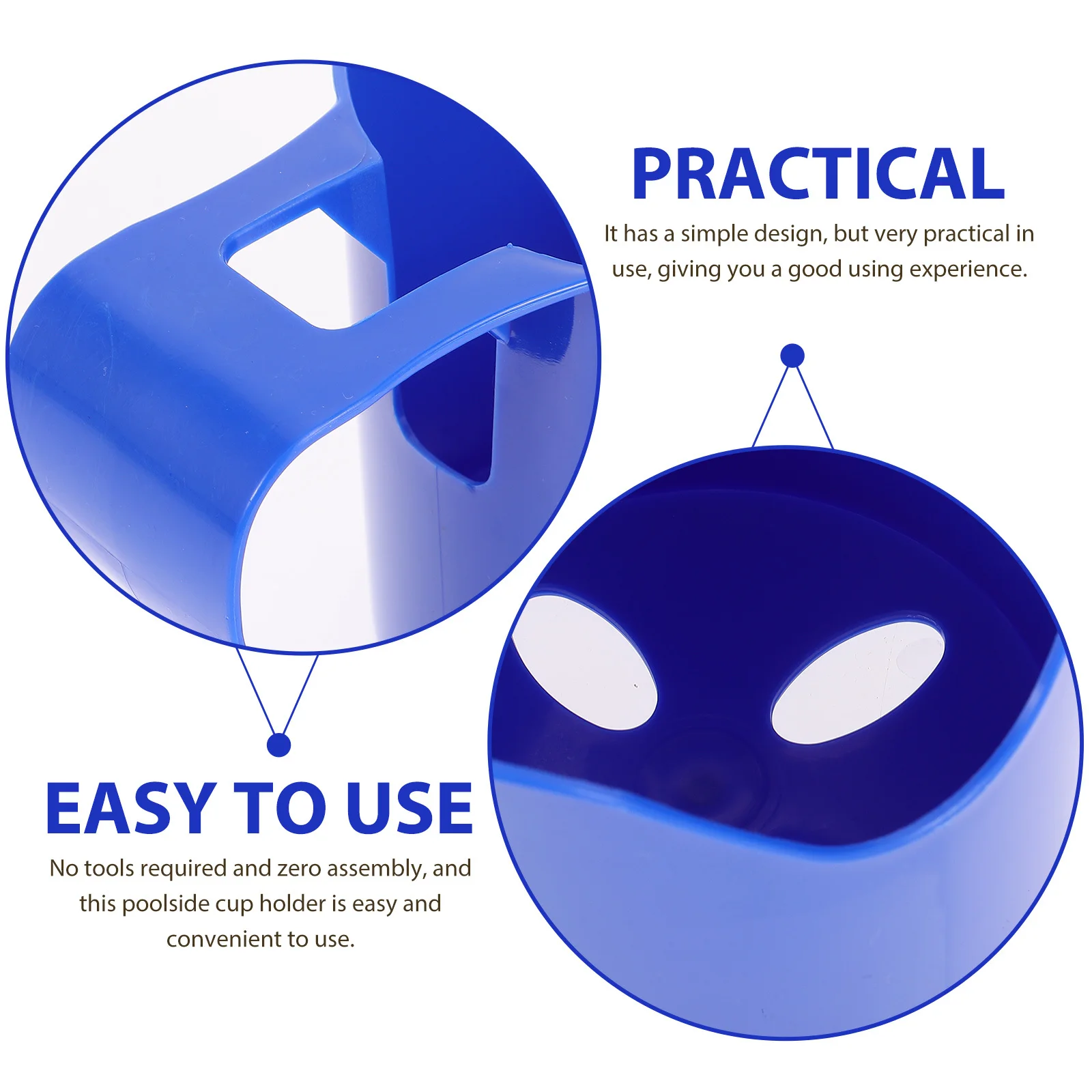 

Cup Holder Universal Fit Inflatable Pool Outlet Easy Install Bottle Can Mug Holder Swimming Pool Beverage Rack Poolside Hanging