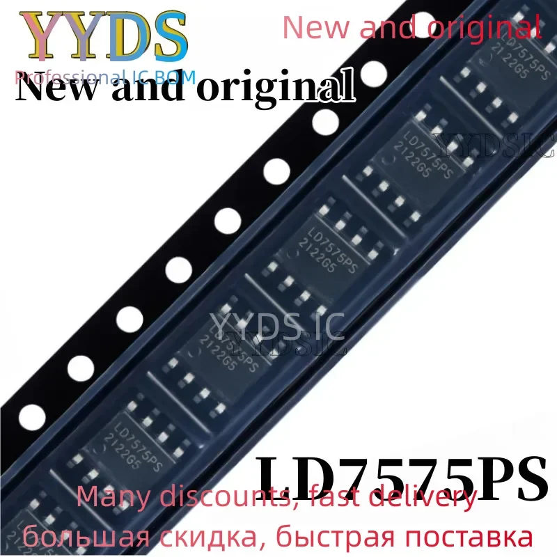 10 Uds. LD7575PS SOP8 LD7575 SOP LD7575BGS SOP-8 LD7575APS SMD nuevo y original