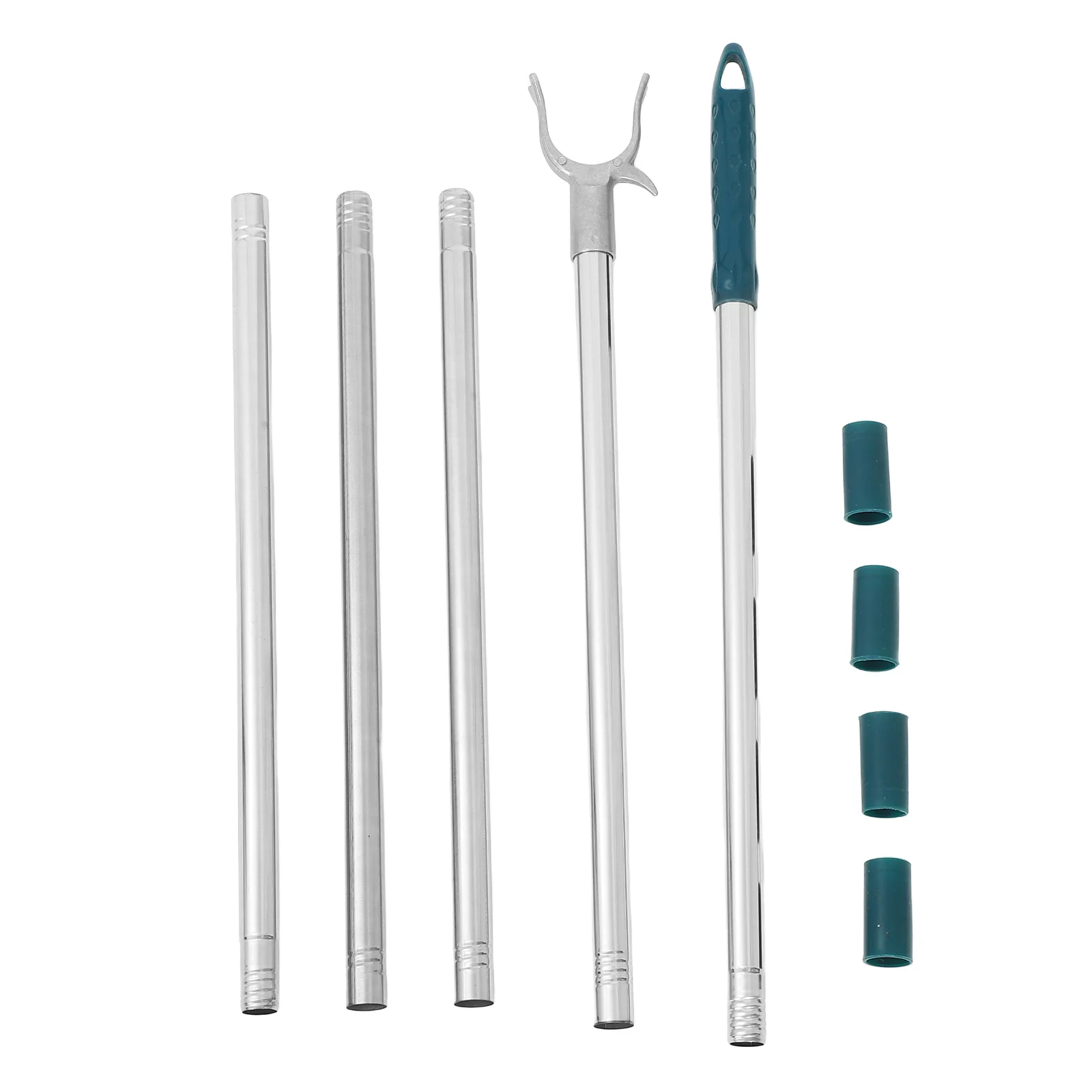 

Clothes Rail Upper Shelf Pole Rod Detachable Clothesline Hook Retractable Adjustable Plastic Telescopic Reach Reaching Aluminum