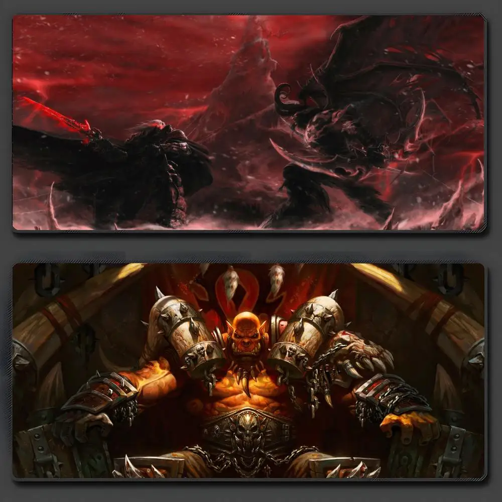 

Коврик для мыши с HD-печатью Lich King World Of Warcraft, большой противоскользящий резиновый игровой коврик для мыши, прочный настольный коврик с толстым швом, Suitab