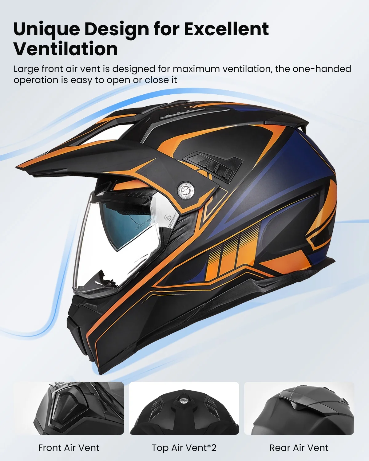 خوذة لكامل الوجه حاجب من الشمس للدراجة الترابية ATV موتوكروس كاسكو DOT نموذج معتمد 606 فولت ILM دراجة نارية للطرق الوعرة خوذة رياضية مزدوجة