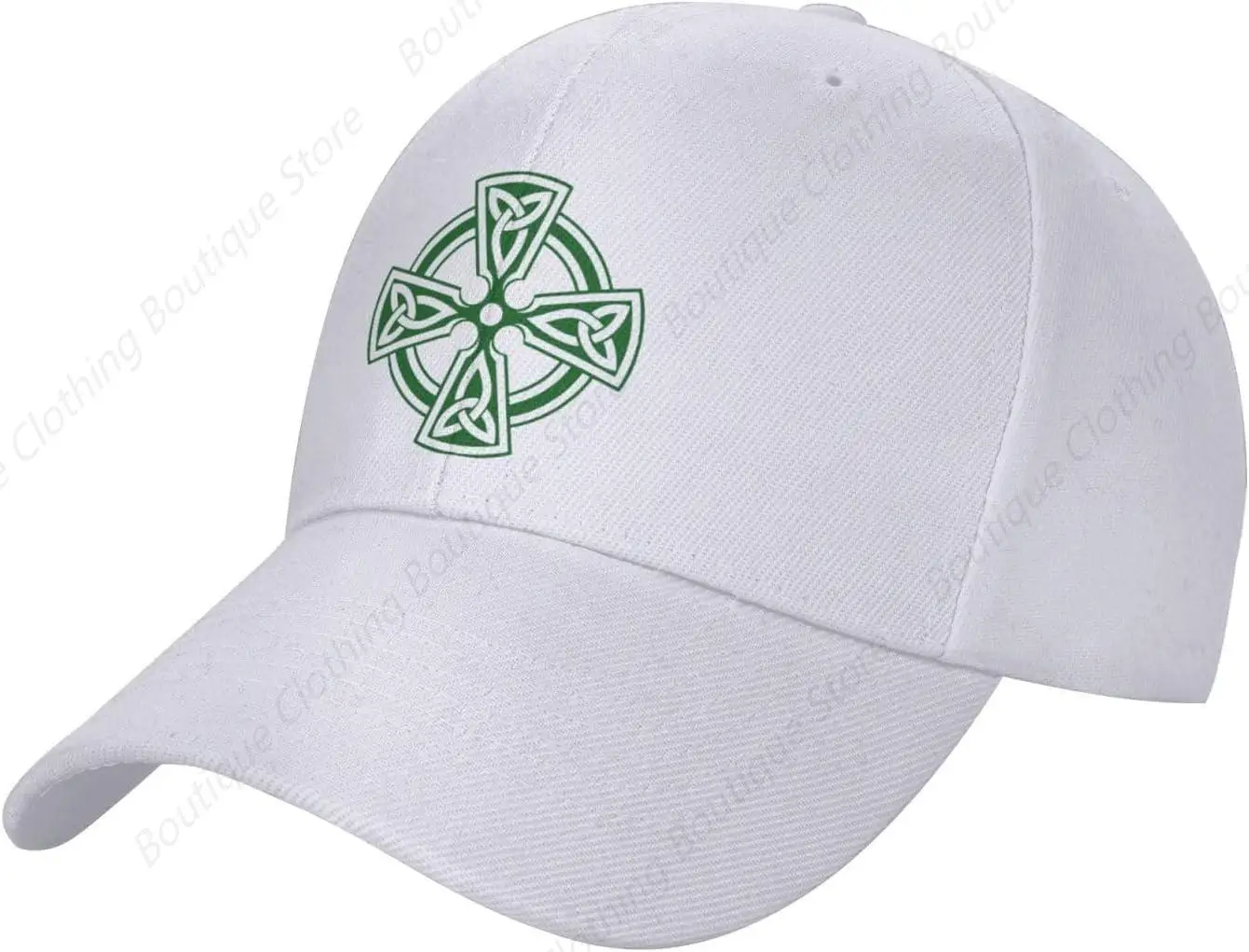 Celtic Cross Knot Irish Shield Warrior Baseball Cap Men Women - Classic Trucker Hat Adjustable Plain Hat Black