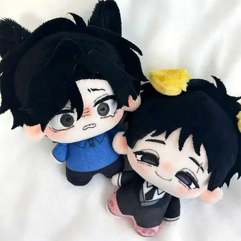 Li Yu Zhang Dongdong Plush Doll Set Chibi Boy Stuffed Toy with Cat Ears Cute Novel Character Collectible Gift for Web Novel Fans