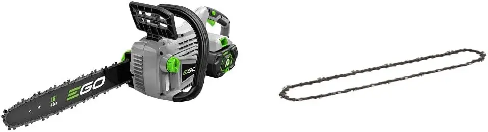 

16-Inch 56-Volt Cordless Chainsaw Bundle - Includes Chainsaw, Replacement Chain, Battery and Charger