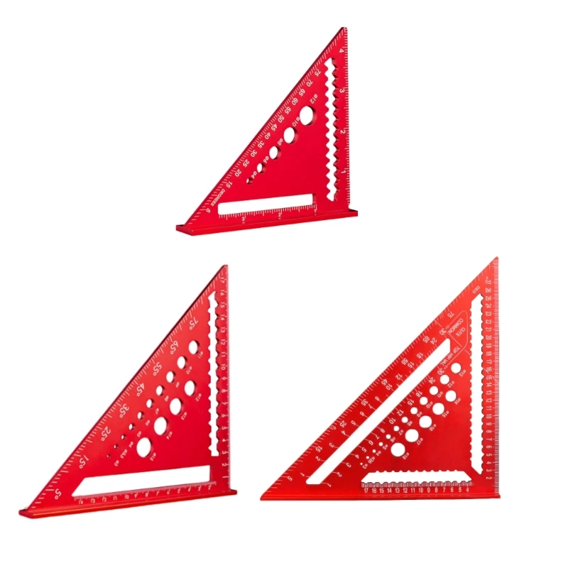 Righello misurazione Combinazione diapositive Righello quadrato Strumento quadrato da falegname Disegno angoli per