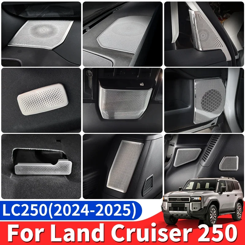 

For Land Cruiser Prado LC250 2024 2025 interio horn cover 1958 J250 Air Conditioning Vent Decorative Sticker cars Accessories