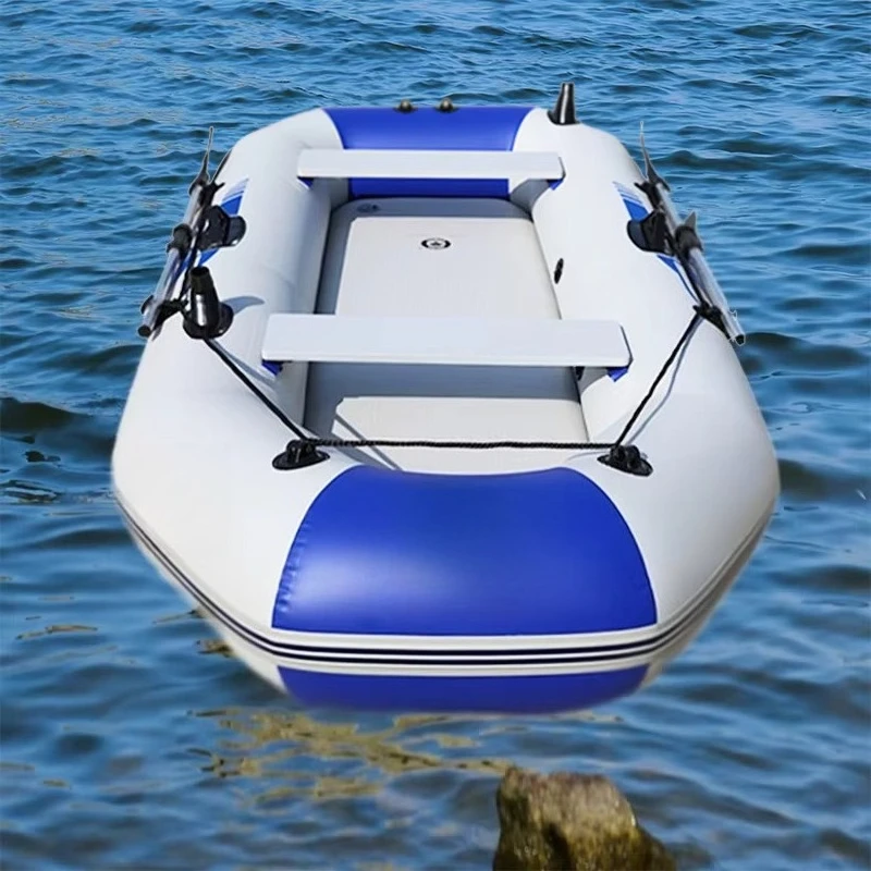 B200-3 200 cm 2 m 6.6 ft Air Mat Deck Floor Inflatable 1-2 Person PVC Fishing Kayak Rowing Boat
