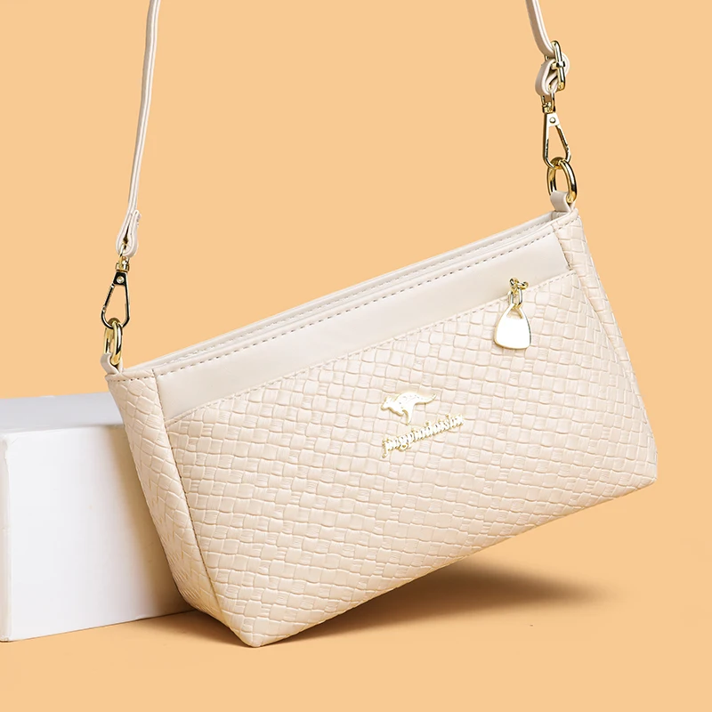 

Stylish Artificial Leather Handbag for Women Lightweight Shoulder Purse Crossbody Phone Bag Ladies Fashion Trendy Gift Present