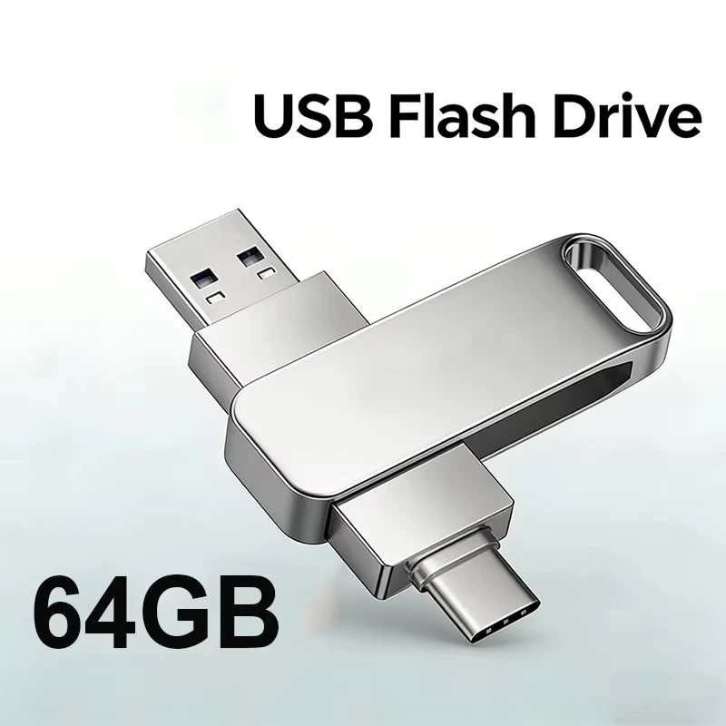 Lenovo USB3.2 USB-Stick 512GB OTG Pen Drive Hochgeschwindigkeits-Typ-C-Flash-Laufwerk Echte Kapazität Metall-Pendrive für Telefon und Computer