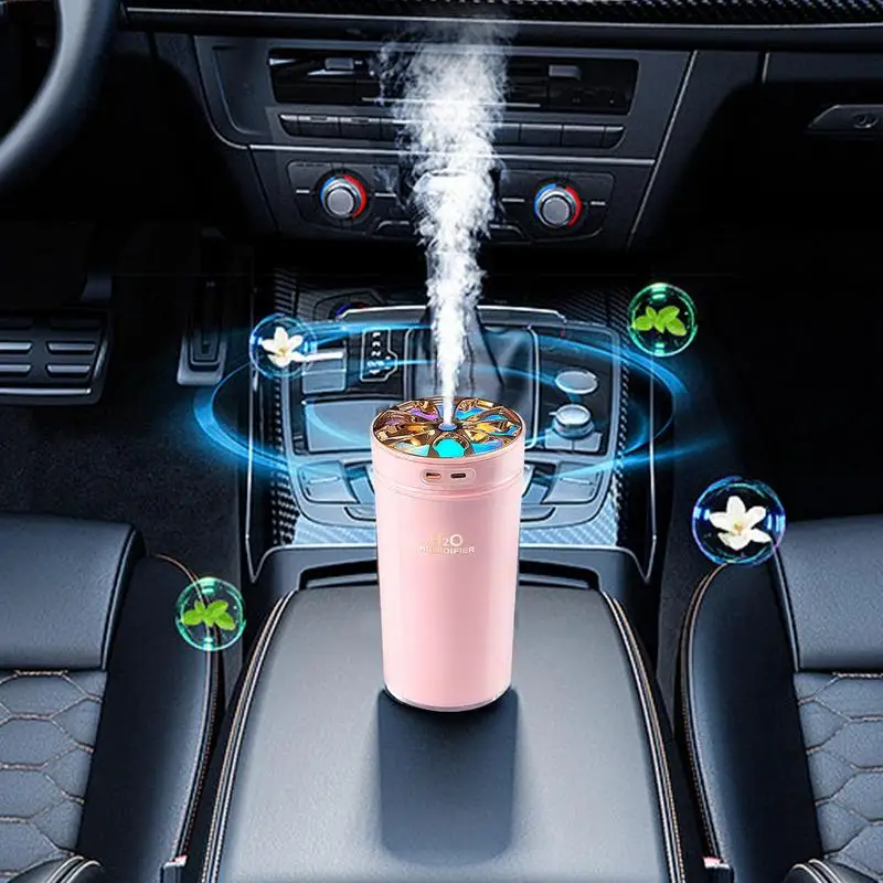 

Portable Car Air Humidifier Aromatherapy Diffuser Mini Desktop USB Rechargeable air Purifier Household Air Mist Mute Humidifier