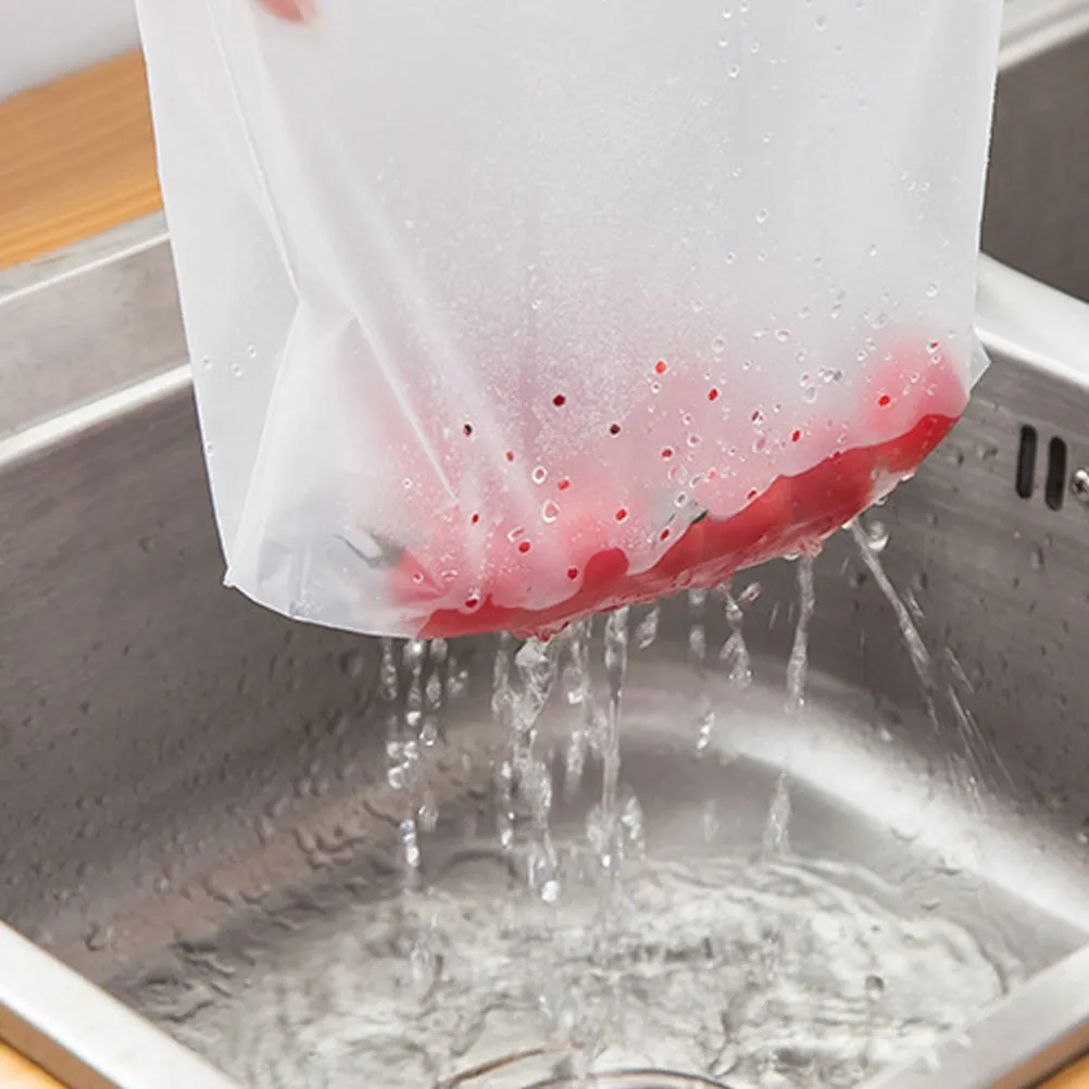 60 Pcs Kitchen Sink Drain Catcher Trash Bag Strainer Filter Bags Garbage Disposal