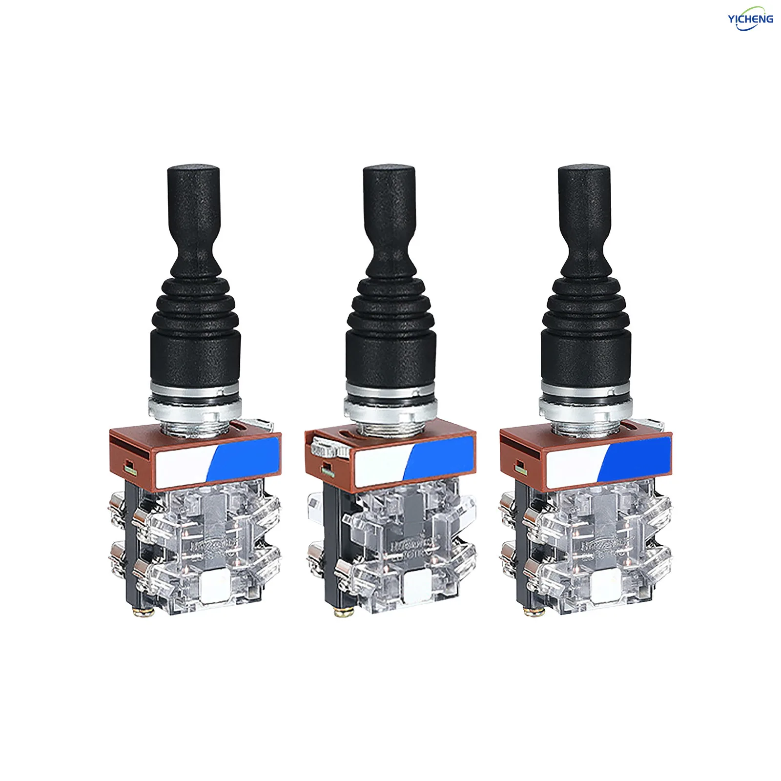1Pcs 22mm Joystick Switch Self Reset/self Lock Cross Rocker Switch  4 Position 4NO/2 Position 2NO