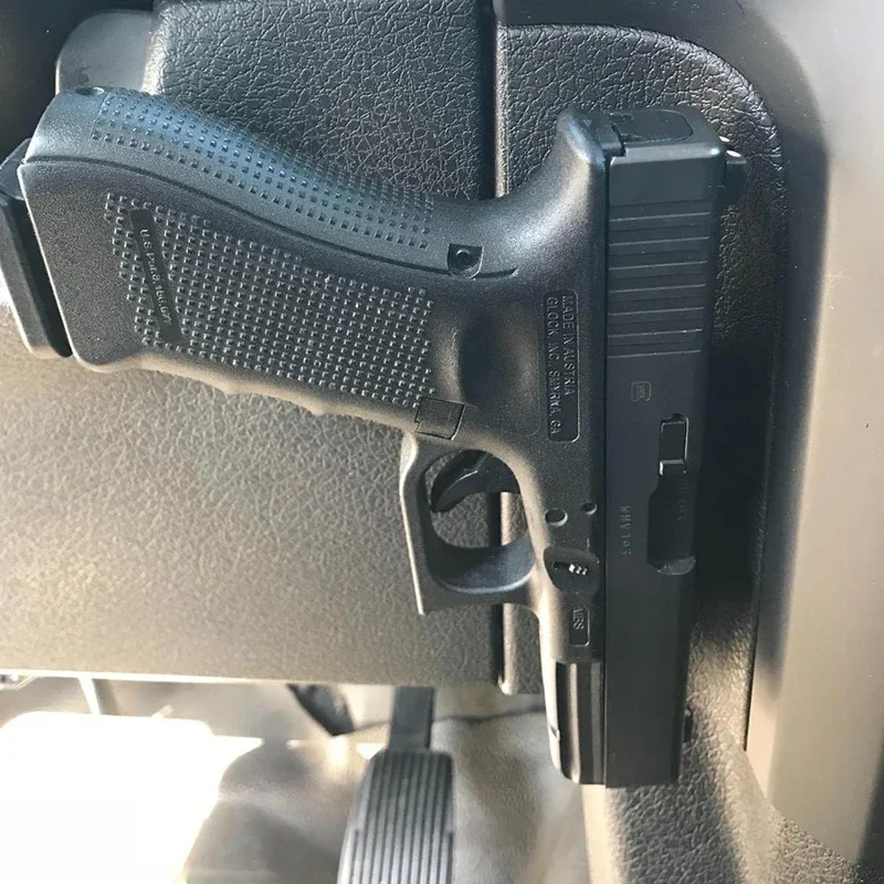 Concealed Gun Mount Magnetic Pistol Holder Handgun Car Truck Seat Bedside For Glock G17 19 22 34 43X Taurus G2C 1911 Accessories