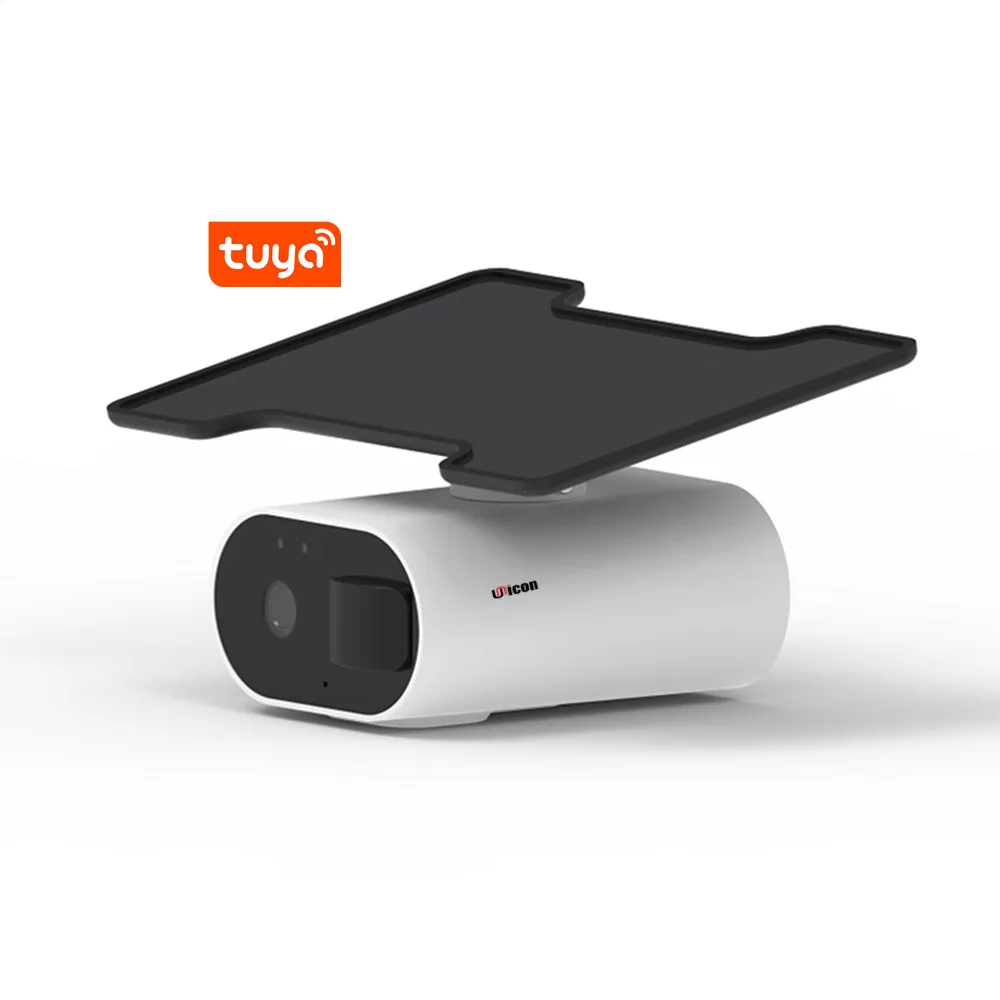 Smart Tuya 1080P FHD 2W Solar Panel PIR Outdoor Battery Powered Wireless WiFi Solar IP Camera