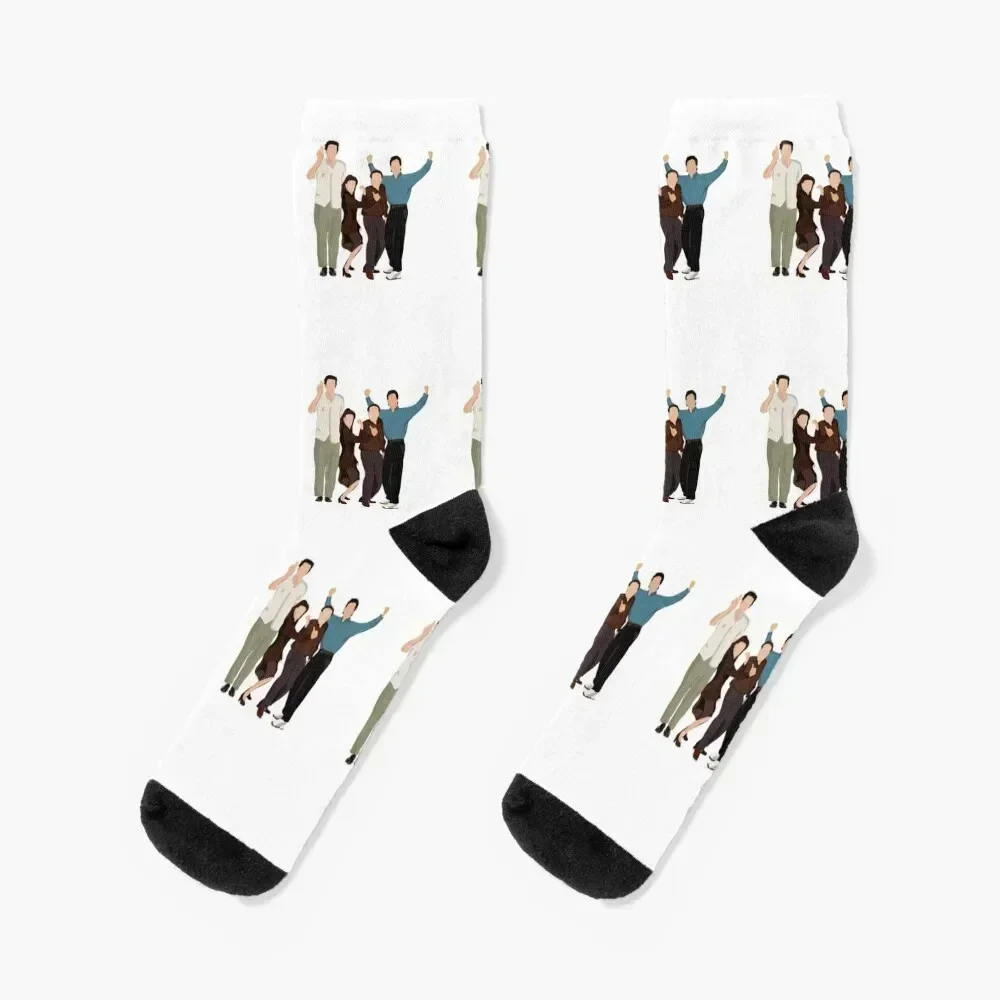 

Costanza and the Gang Socks gift Hiking boots Run Socks For Men Women's