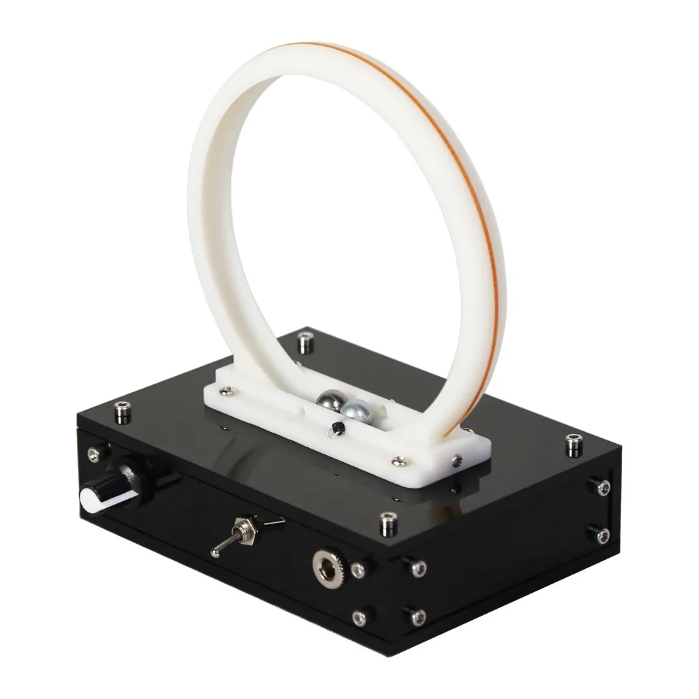 Vertical Circular Accelerator Ornament Creative Night Light Ornament Electromagnetic Circulation Small Ball Accelerator Ornament