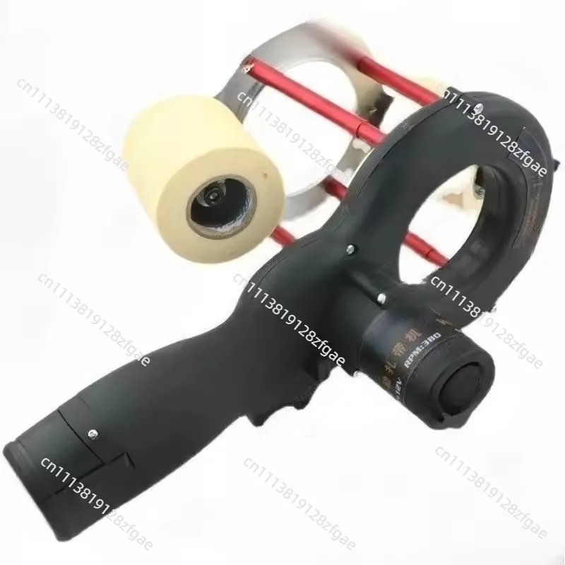 Portable electric tape winding machine air-conditioner copper pipe tie wrapping machine insulation water pipe automatic bundler
