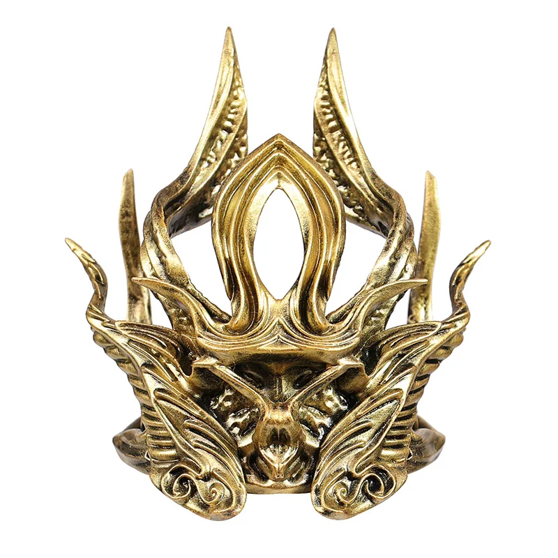 Couronne ancienne chinoise Hanfu, 4 couleurs, accessoires pour cheveux, déguisement d'empereur pour hommes, guerrier en résine, épéiste, couvre-chef de Cosplay