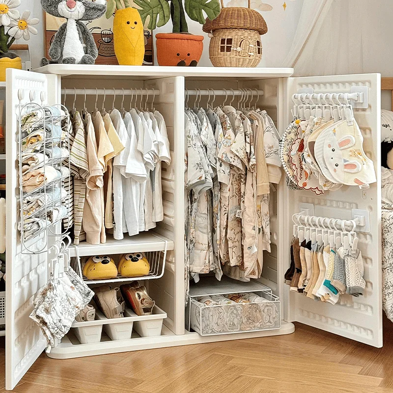 Multi-Functional Stainless Steel Storage Rack No Drilling Required Closet Hanging Rod Multi-Layer Desktop Organizer Home Good