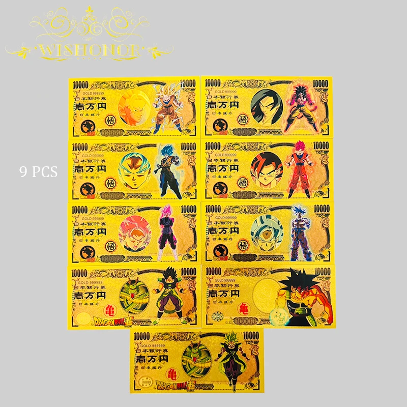 Bandai 2026 41 types Dragon Ball Z Banknotes Anime Banknotes For Collection