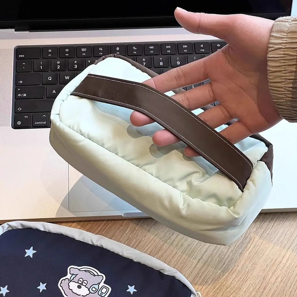 New Kitten Pen Bag Large Capacity Multilayer Stationery Bag Cartoon Gift Cosmetic Bag Students