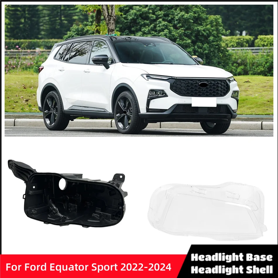 For Ford Equator Sport 2022 2023 Car Replacement Parts Base Head Lamp Shell Rear Light Lamp Glass Lamp Cover