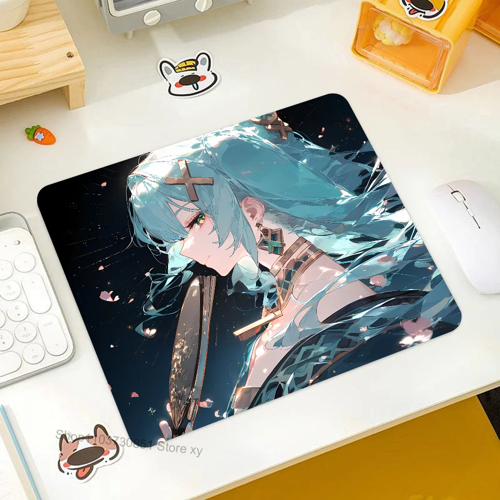 

Faruzan Genshin Impact Mousepad RGB Small Size Gaming Mouse Pad With LED Light Desk Mat Super Smooth Non-slip Rubber Bottom