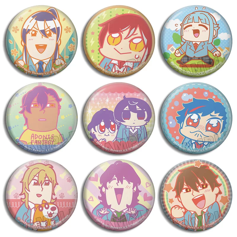 Ensemble Stars Sakuma Rei Shino Hajime insignia broche pin broche