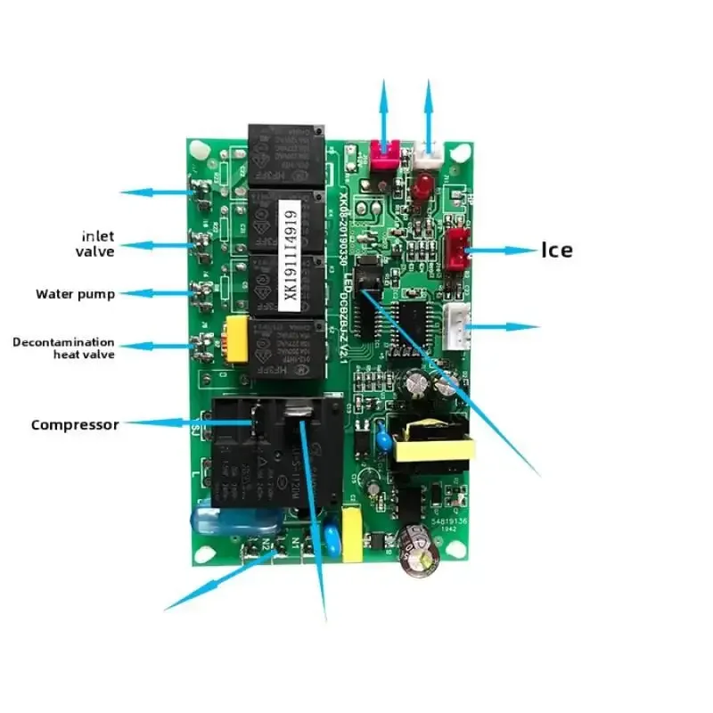 

Used for the main board, buttons, display screen and computer board accessories of Doubang Yinduliu ice machine