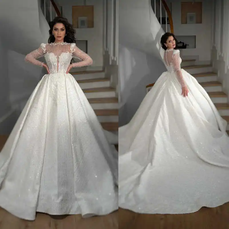 Vestidos de novia de sirena personalizados con flores para niñas, vestidos de fiesta sin mangas con espalda abierta y apliques de encaje en el hombro, Vestido Marrie