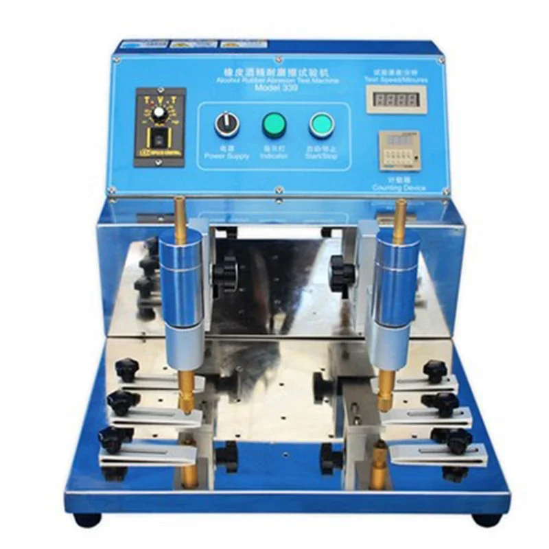 

Alcohol Abrasion Resistance Tester 339 Rubber Alcohol Abrasion Resistance Tester Cloth Alcohol Abrasion Resistance Tester