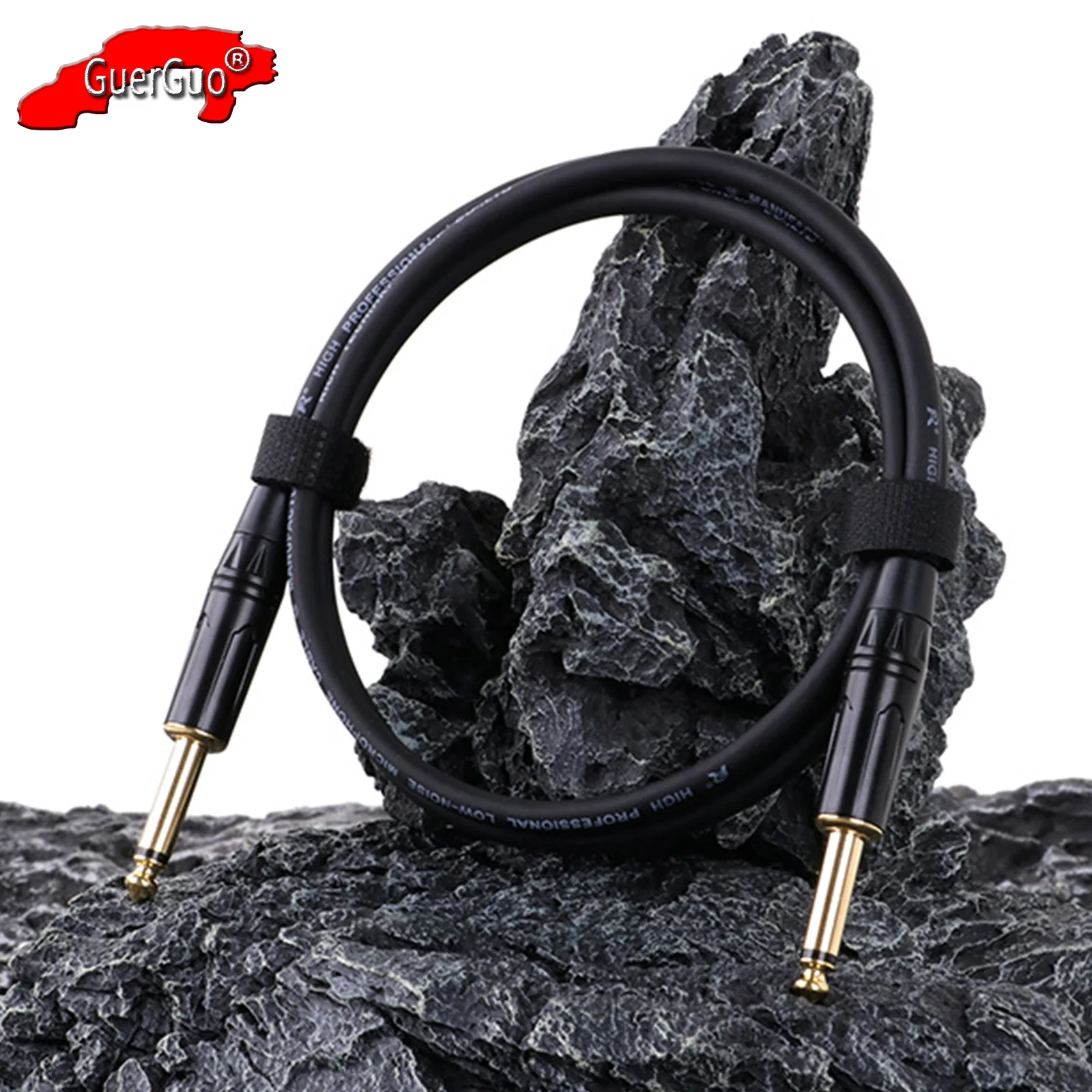 

6.35mm Guitar Instrument Cable,1/4 Inch Mono Jack to TS Speaker Audio Extension Cord for Keyboard Guitar Electronic Amp Mixer