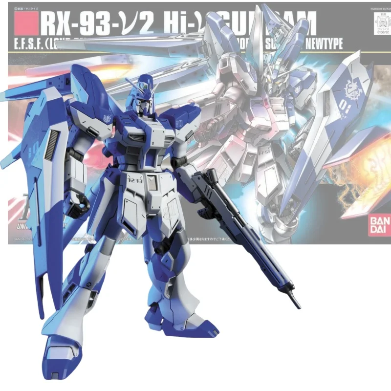 Bandai Hguc 095 1/144 Char's Counterattack Rx-93-V2 Hi-V Guncannon Model Kit, Cool Gift Mecha Warrior Figure, Educational Toy