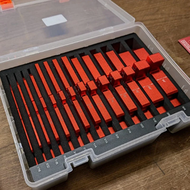 Barres d'installation de précision en alliage d'aluminium rouge, blocs de configuration de table de routeur, travail de calcul, scie