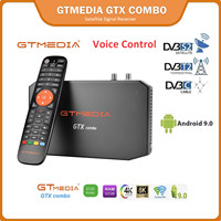 2024 GTMEDIA GTX Combo Satellite Receiver Android9+DVB-S/S2/S2X+T/T2+C/C2+ATSC-T+ISDBT+CI Plus+HDD,2GB+32GB Decoder/Set Top Box