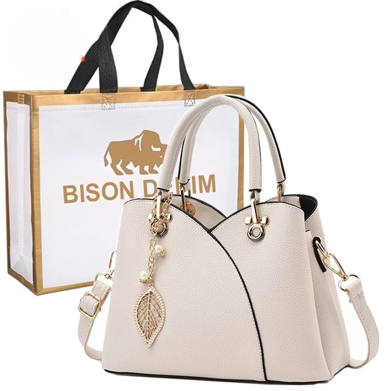 حقيبة يد ذات نسيج جلدي للرجال ذات سعة كبيرة، حقيبة كتف على الطراز الغربي على الطراز الكوري. حقائب حقائب نسائية #6