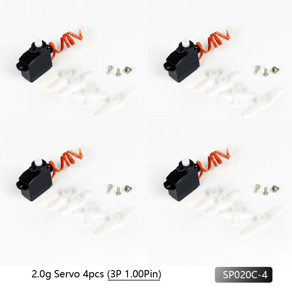 DW Hobby Mini Micro X-Servo (2 g, 1,00 pin) - Componente di controllo di precisione per modelli su piccola scala di aerei RC e progetti di robot fai-da-te