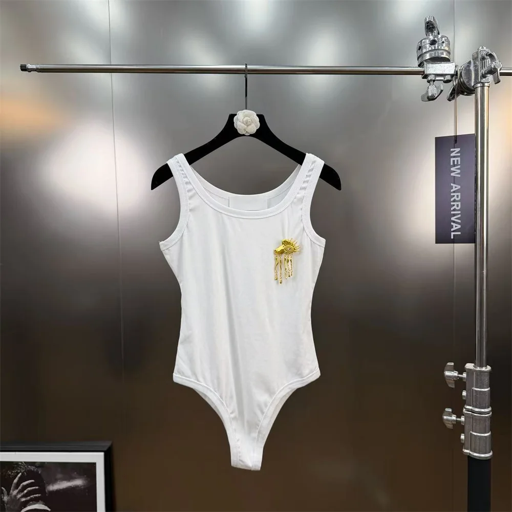 

2026 Women's Tops, Bodysuits, Elastic, Metal Buckle, Corsets, Sexy, Women's Clothing, Jumpsuits, Y2K New Fashion, Pullovers bra