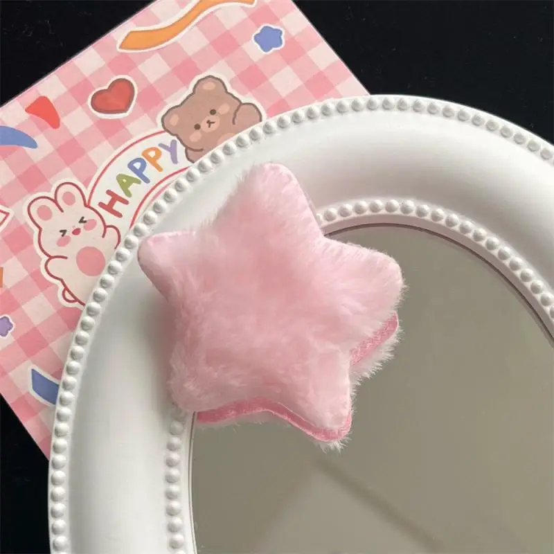 10/5/3/1PCS Soft Plush Star Sweet and Cute Japanese Style Hair Clip Headpiece Hair Card Styling Tools